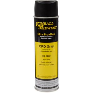 CRD Gray Ultra Pro•Max Oil-Based Enamel Spray Paint - 20 oz. Can - Case