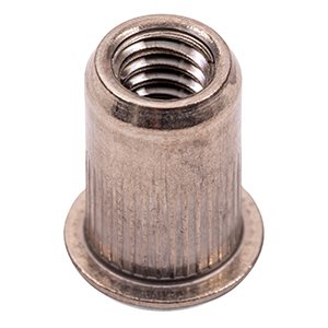 10-24 302 Stainless Steel Large Flange Insert